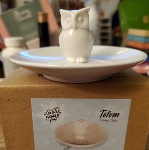 Owl trinket dish brand new